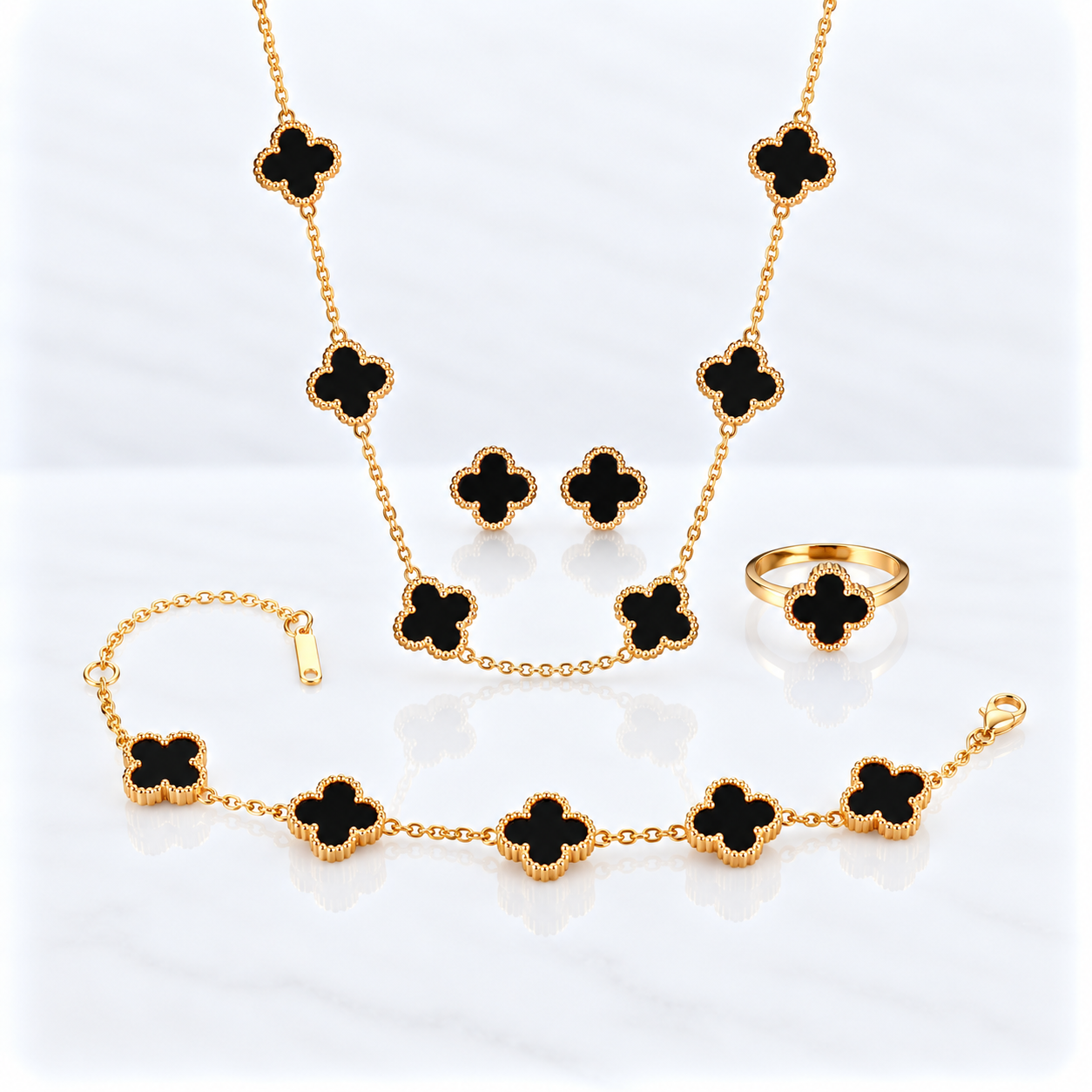 طقم فان كليف Black Onyx Van Cleef